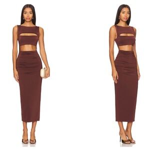 Elegant Brown Women's Skirt